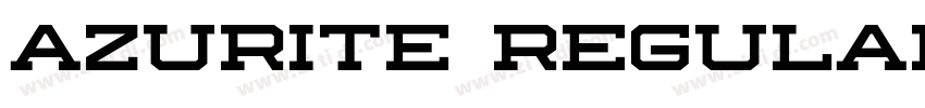Azurite Regular字体转换 Azurite Regular字体转换